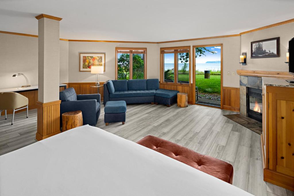 Posezení v ubytování Semiahmoo Resort Golf & Spa, Trademark Collection by Wyndham