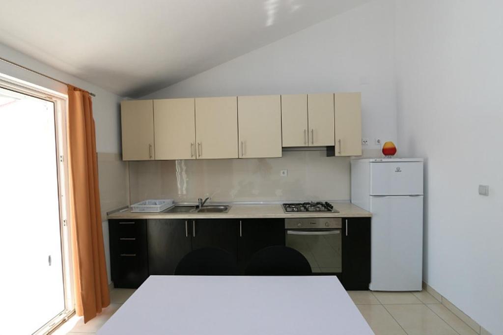 Kuchyň nebo kuchyňský kout v ubytování Apartment Kustici 4086e