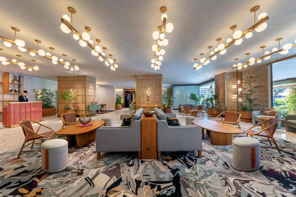 Khu vực ghế ngồi tại PARKROYAL on Beach Road, Singapore