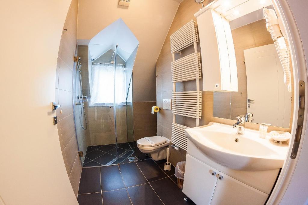 Koupelna v ubytování House Trta