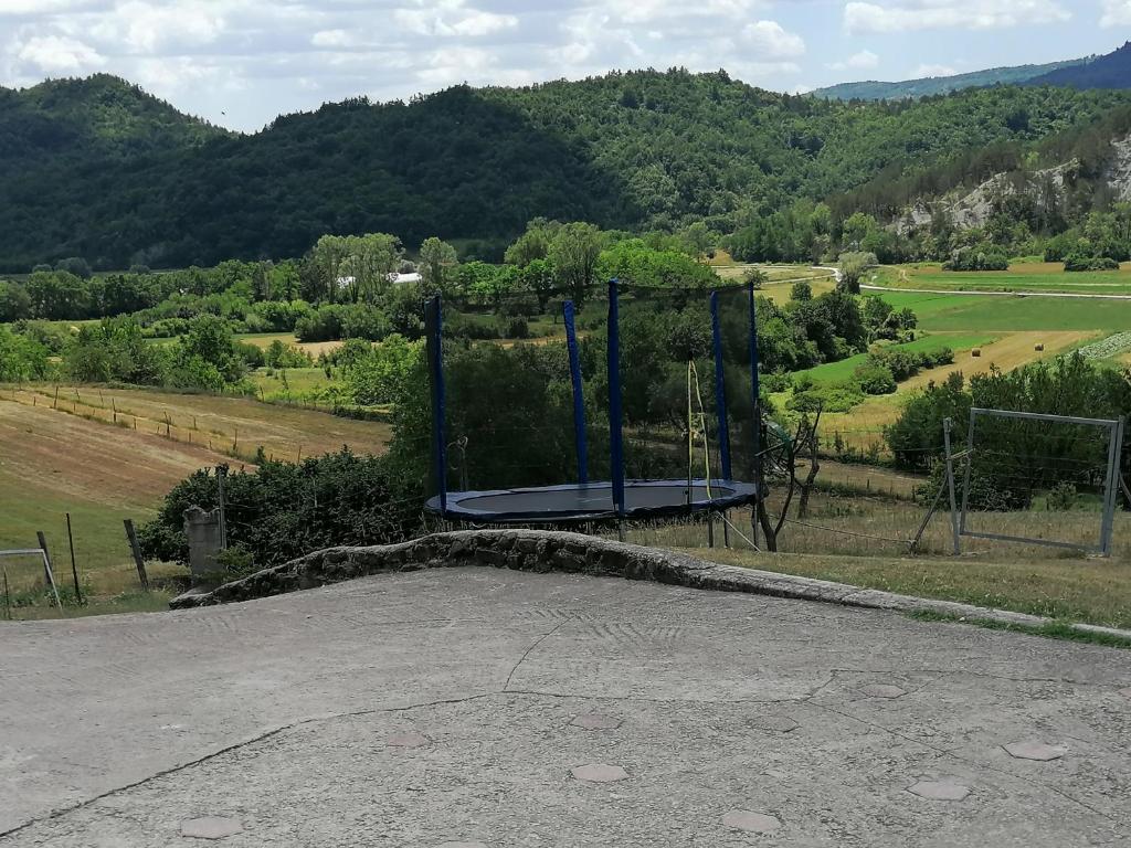 Widok na góry z tego domu wakacyjnego