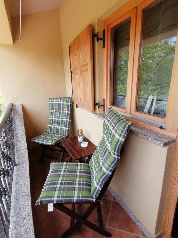 Balkon lub taras w obiekcie Holiday house Dol