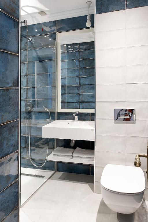 Koupelna v ubytování Hotel Caraiman