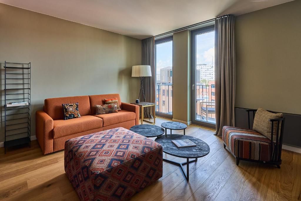 Postel nebo postele na pokoji v ubytování FREIgeist Homes - Serviced Apartments