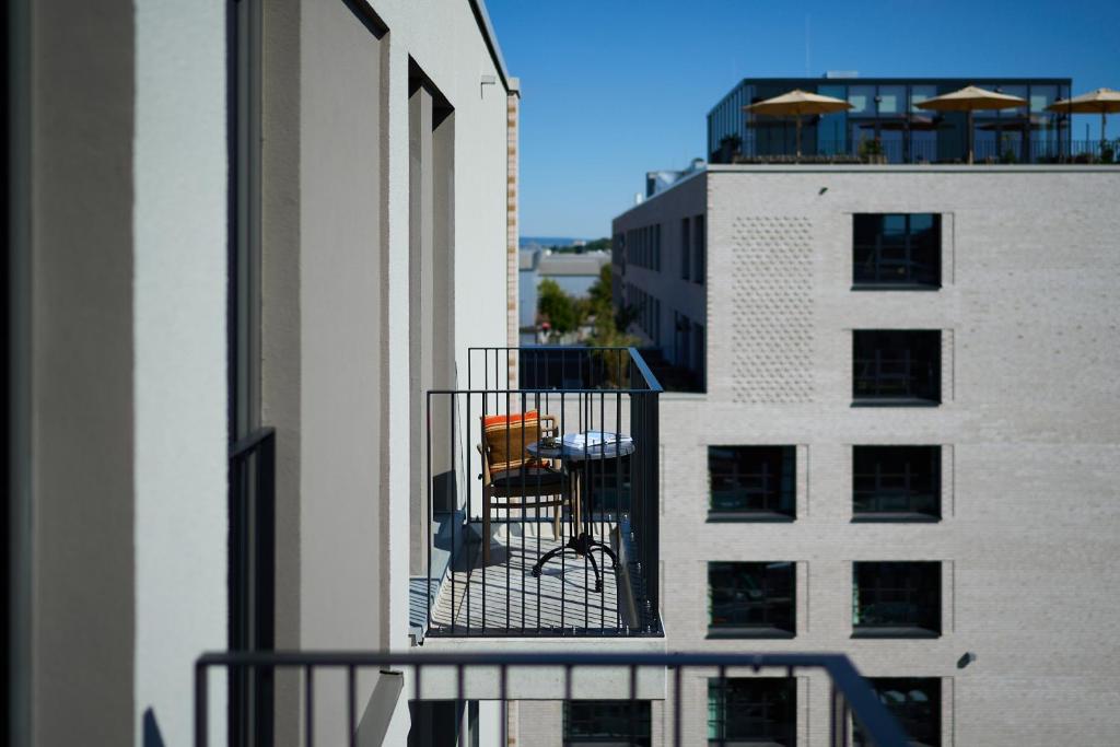 Balkón nebo terasa v ubytování FREIgeist Homes - Serviced Apartments