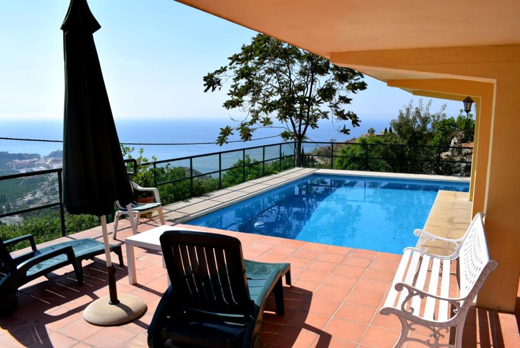 Bazén v ubytování Villa 'El Cortijo' con piscina privada nebo v jeho okolí