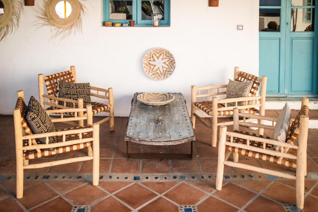 Posezení v ubytování Casa Camella