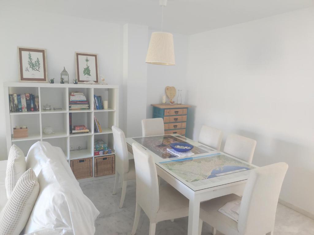 Knihovna v apartmánu