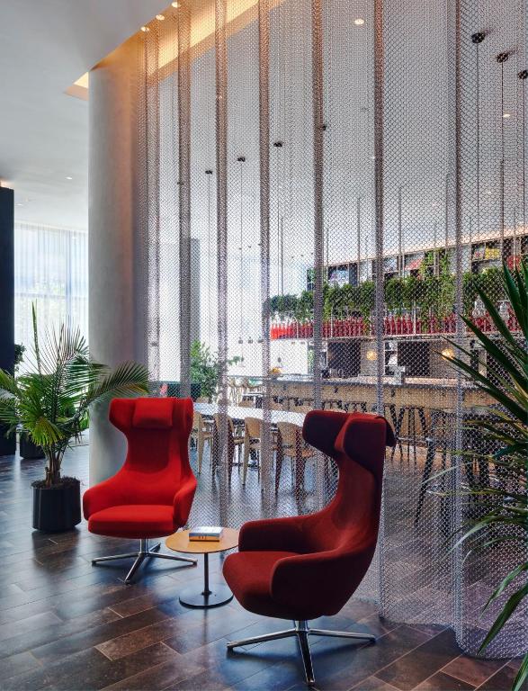 Posezení v ubytování citizenM Washington DC NoMa