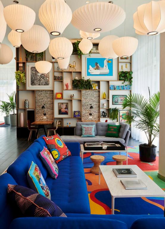 Posezení v ubytování citizenM Washington DC NoMa