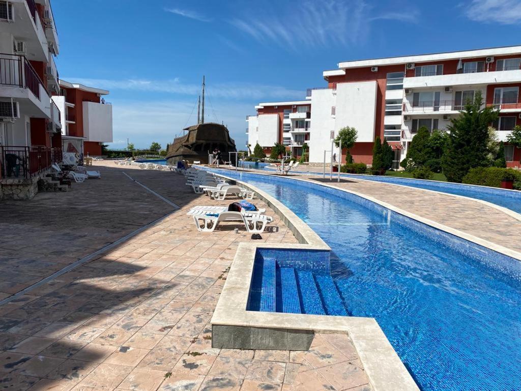 The swimming pool at or close to Privilege Fort beach Apartman Sveti Vlas 61m2