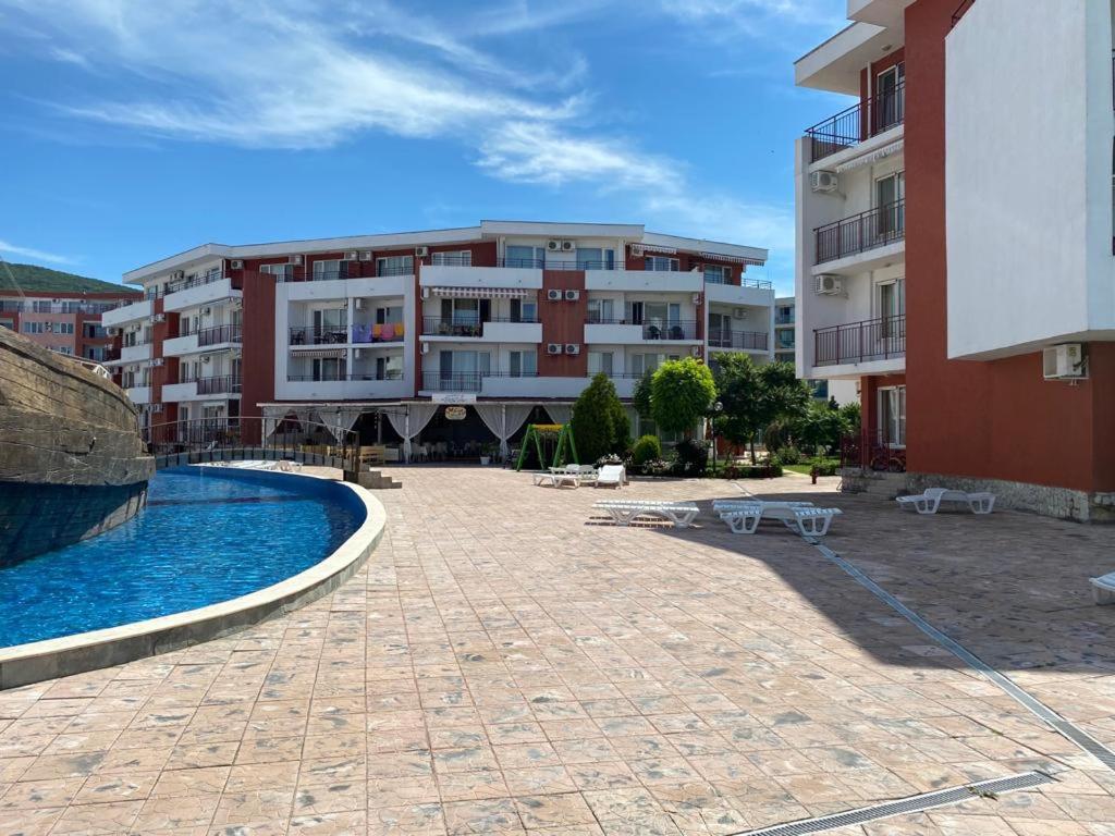 The swimming pool at or close to Privilege Fort beach Apartman Sveti Vlas 61m2