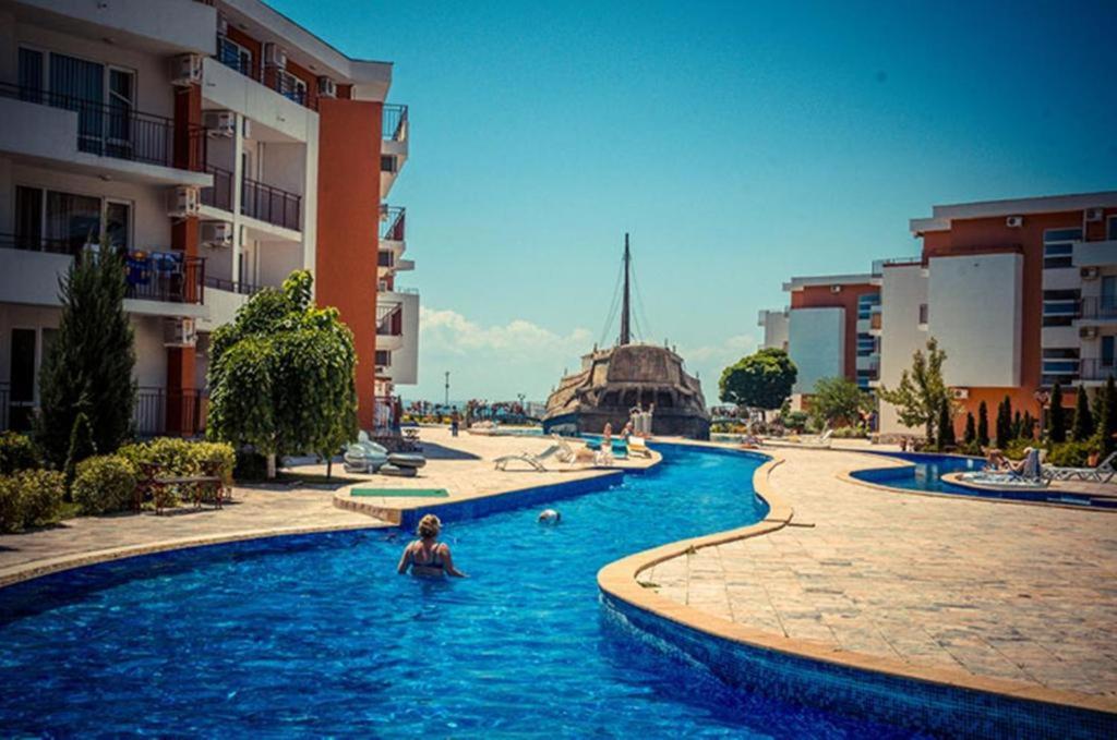 The swimming pool at or close to Privilege Fort beach Apartman Sveti Vlas 61m2