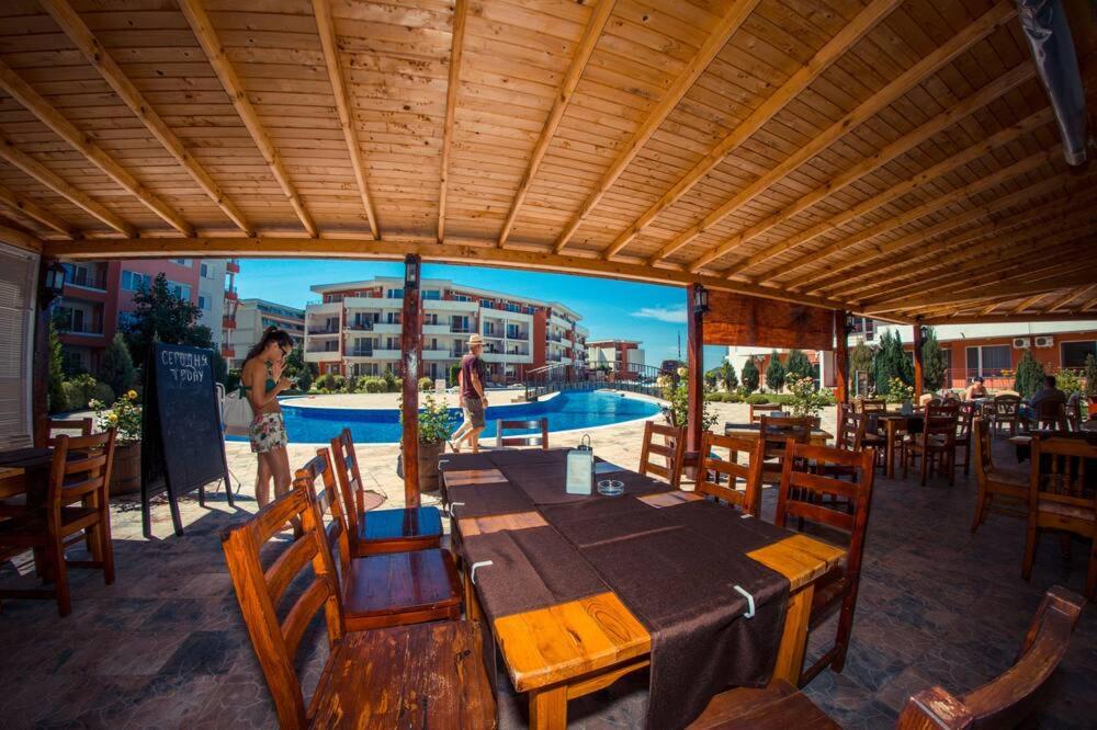 The swimming pool at or close to Privilege Fort beach Apartman Sveti Vlas 61m2