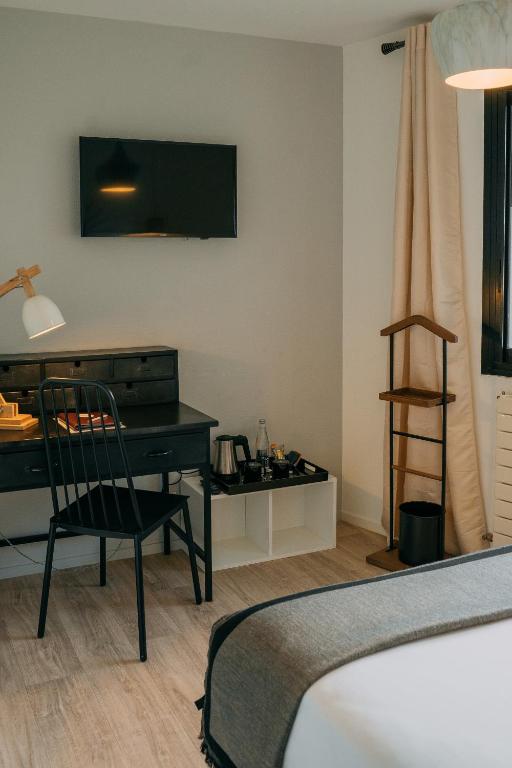 Postel nebo postele na pokoji v ubytování Villa Les Hydrangéas