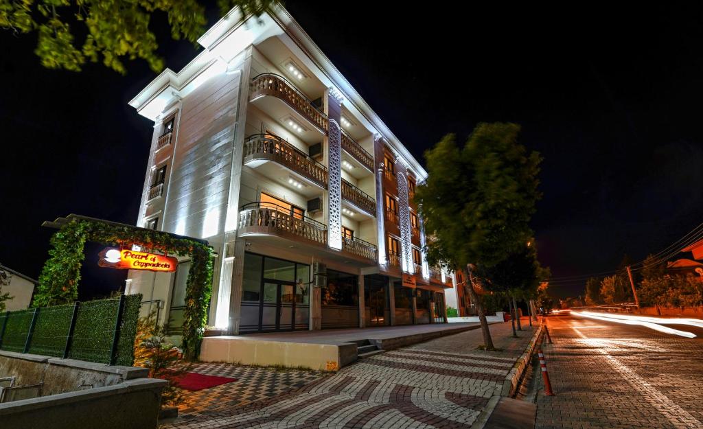Budova, kde se aparthotel nachází