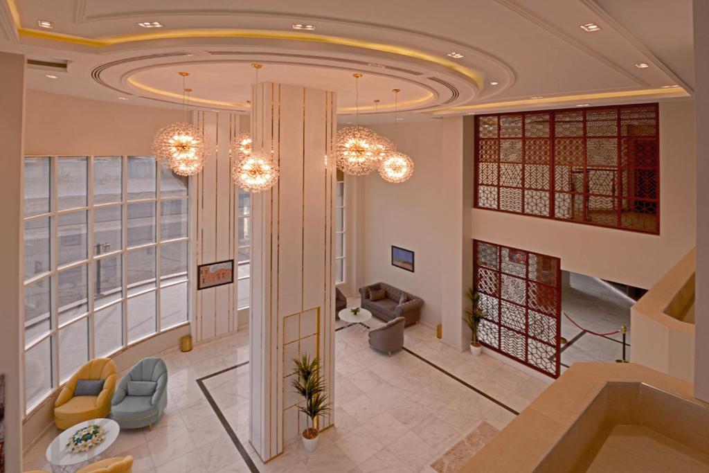 Posezení v ubytování شقق اجنحة كنزان للشقق المخدومة Knzan Suites