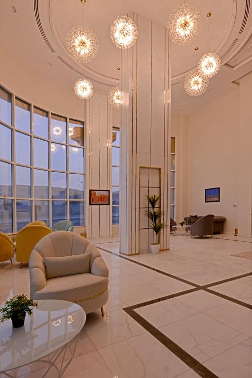 Posezení v ubytování شقق اجنحة كنزان للشقق المخدومة Knzan Suites