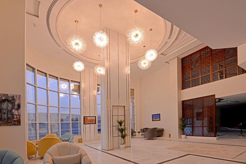 Posezení v ubytování شقق اجنحة كنزان للشقق المخدومة Knzan Suites
