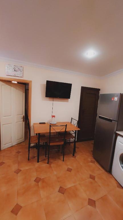 Kuchyň nebo kuchyňský kout v ubytování Buddha apartment