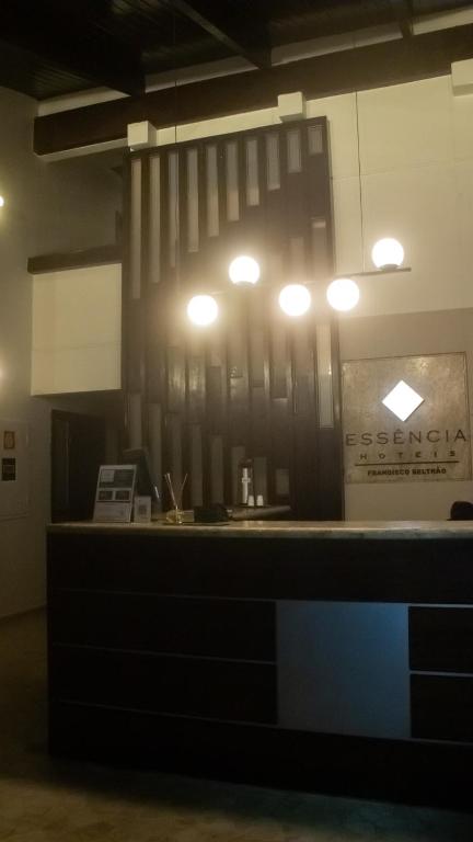 Kuchyň nebo kuchyňský kout v ubytování Essência Hotel Francisco Beltrão