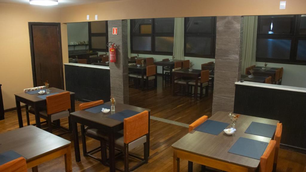 Restaurace v ubytování Essência Hotel Francisco Beltrão
