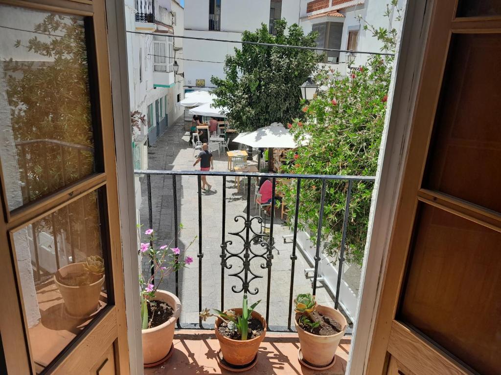 Un balcón o terraza de Nice appartment en el centro de Old Town Tarifa