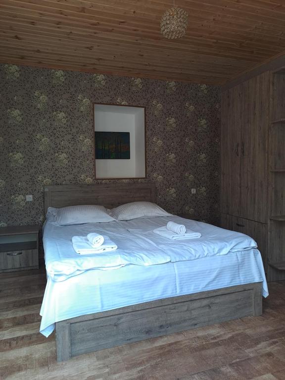Postel nebo postele na pokoji v ubytování Irina's Guesthouse