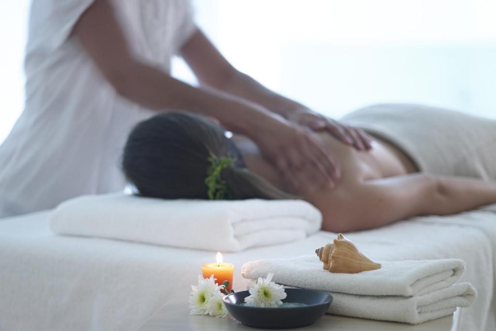 Lázně a/nebo wellness v ubytování Kriti Beach Hotel