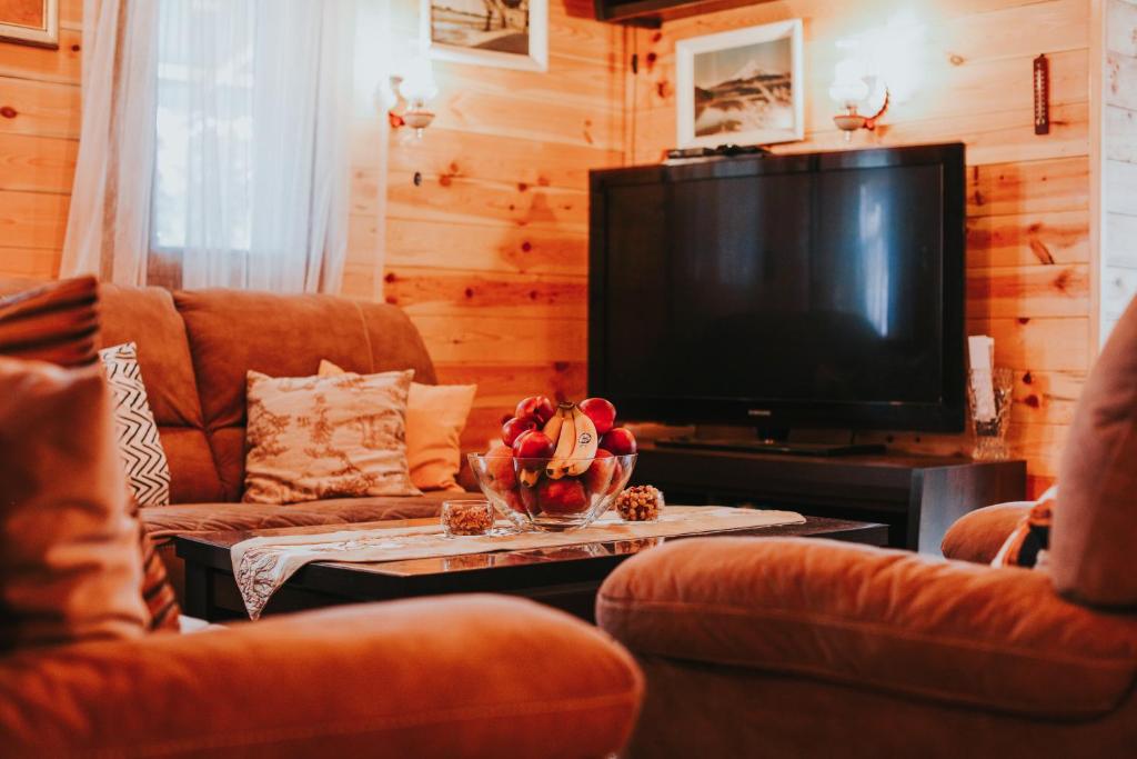 TV a/nebo společenská místnost v ubytování Momo's House