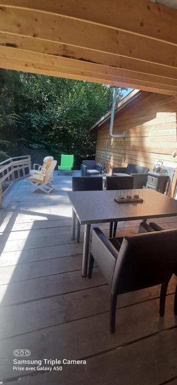 Balkón nebo terasa v ubytování Lalas'house