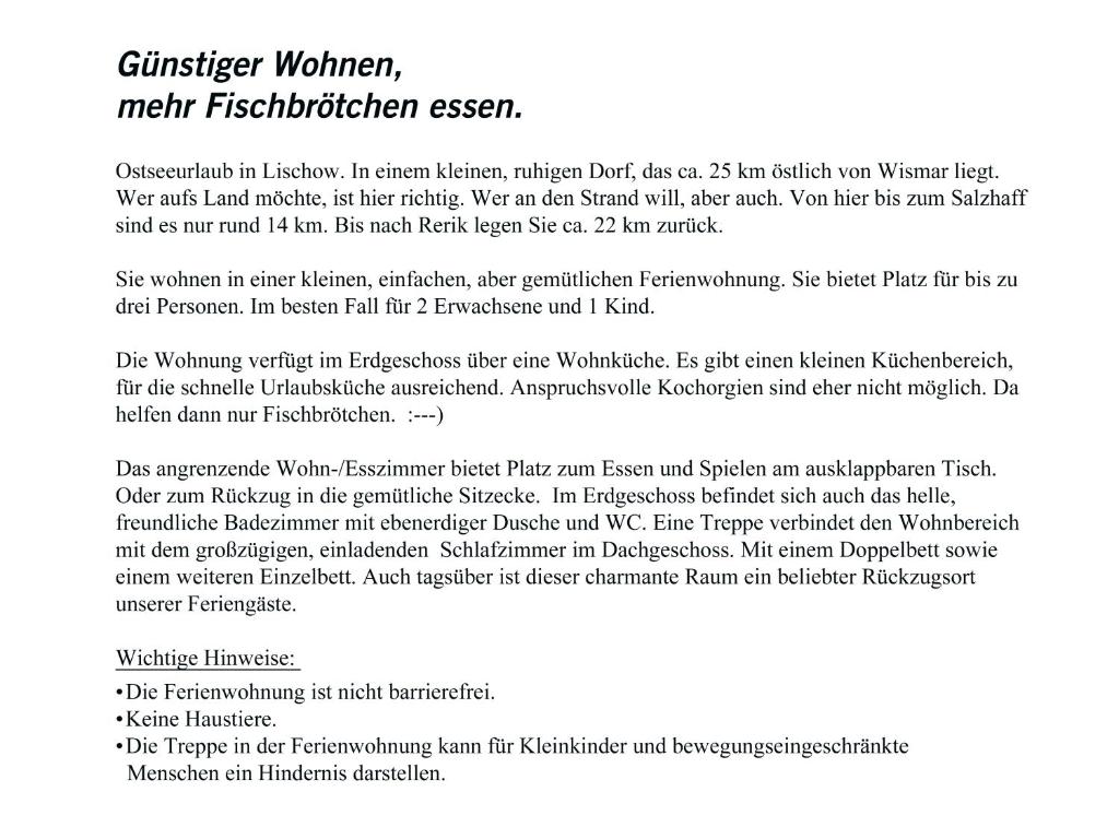 Die Welt ist ein Dorf. Lischow auch.
