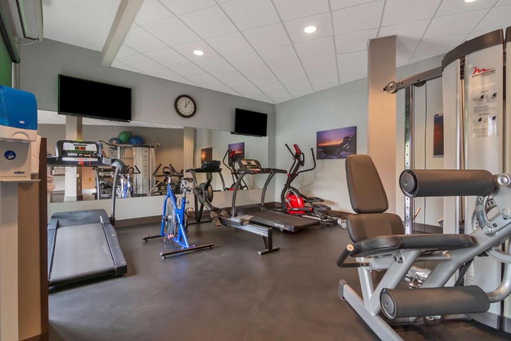 Fitness centrum a/nebo fitness zařízení v ubytování Best Western Plus Revelstoke