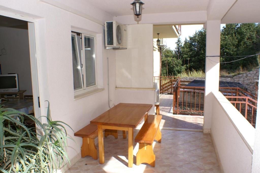 Balkón alebo terasa v ubytovaní Apartments by the sea Korcula - 4349