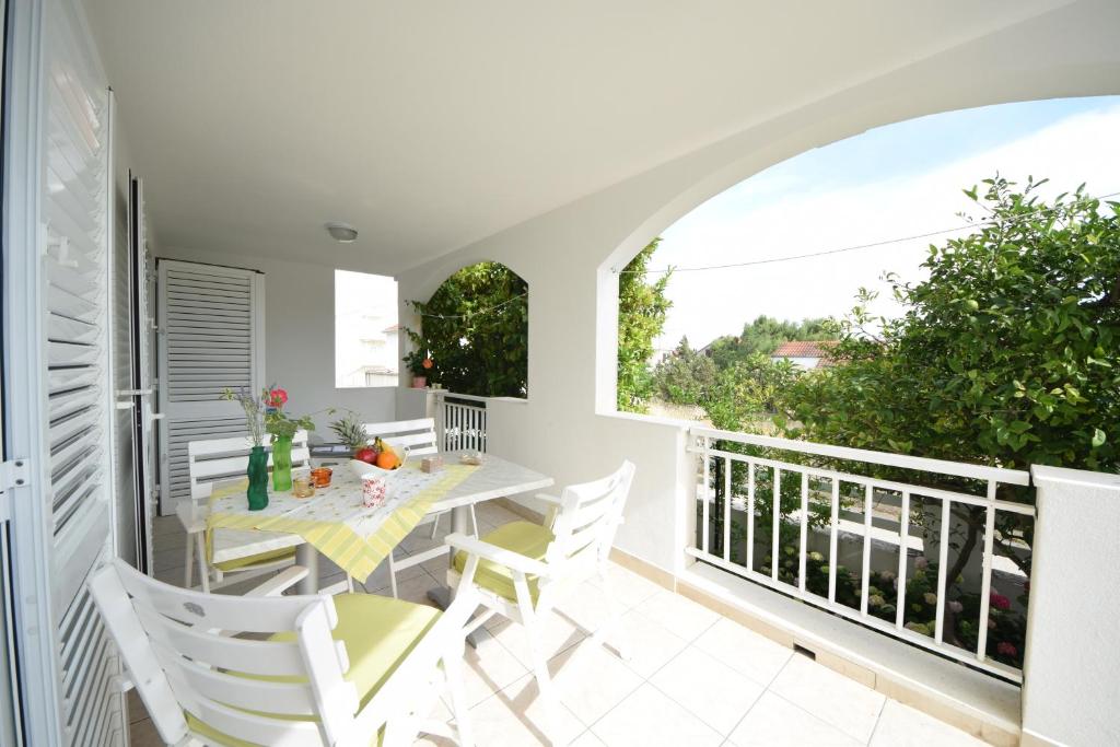 Balkón alebo terasa v ubytovaní Apartments with parking spaces Orebic, Peljesac - 4536