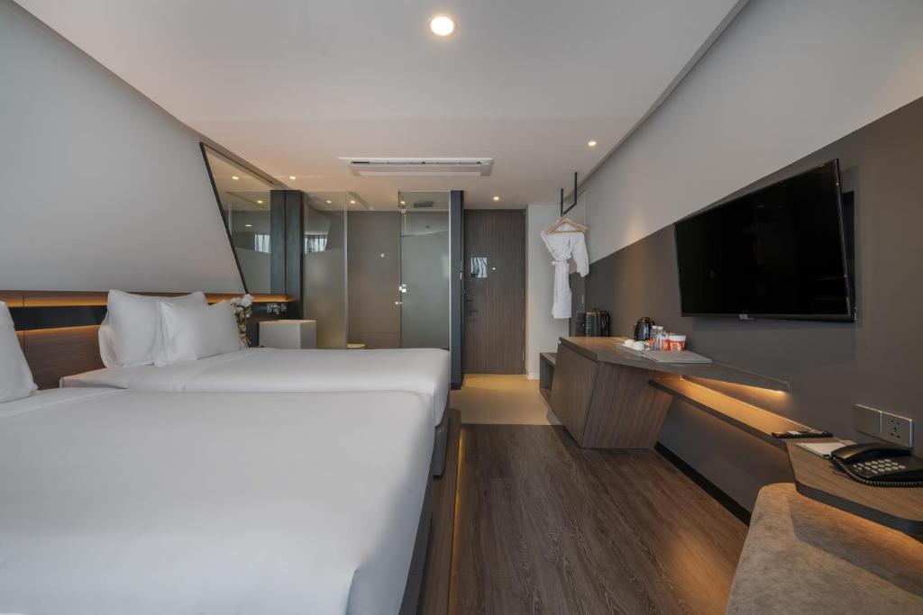 Phòng Deluxe Giường Đôi/2 Giường Đơn Nhìn Ra Biển