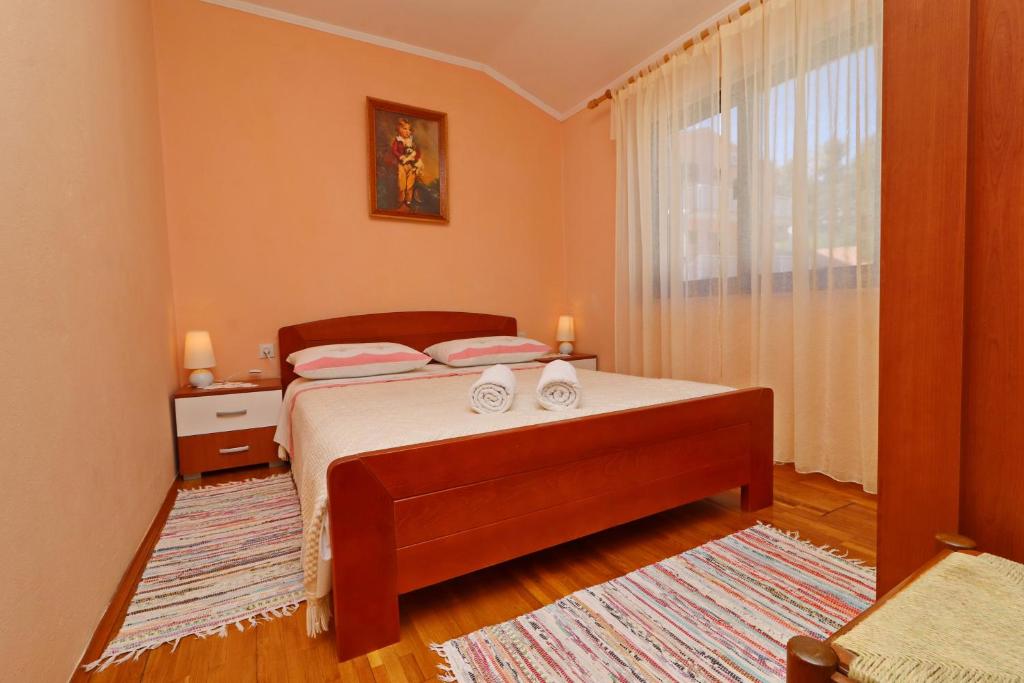 Postel nebo postele na pokoji v ubytování Apartment Brna 4463b