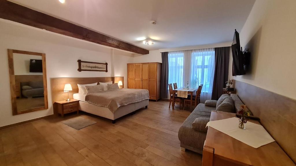 Posezení v ubytování Hotel Domizil