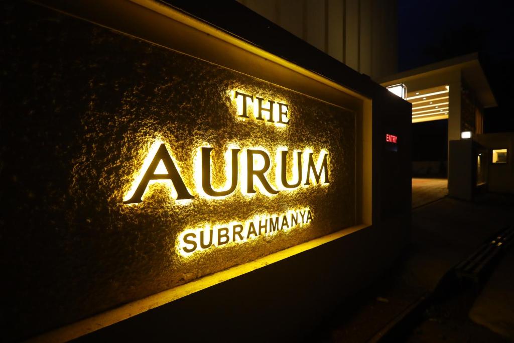 Certifikát, hodnocení, plakát nebo jiný dokument vystavený v ubytování The Aurum Subrahmanya