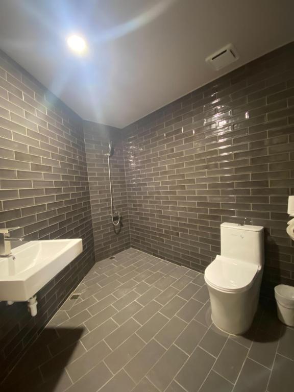 Koupelna v ubytování Yuh-Tarng Hotel