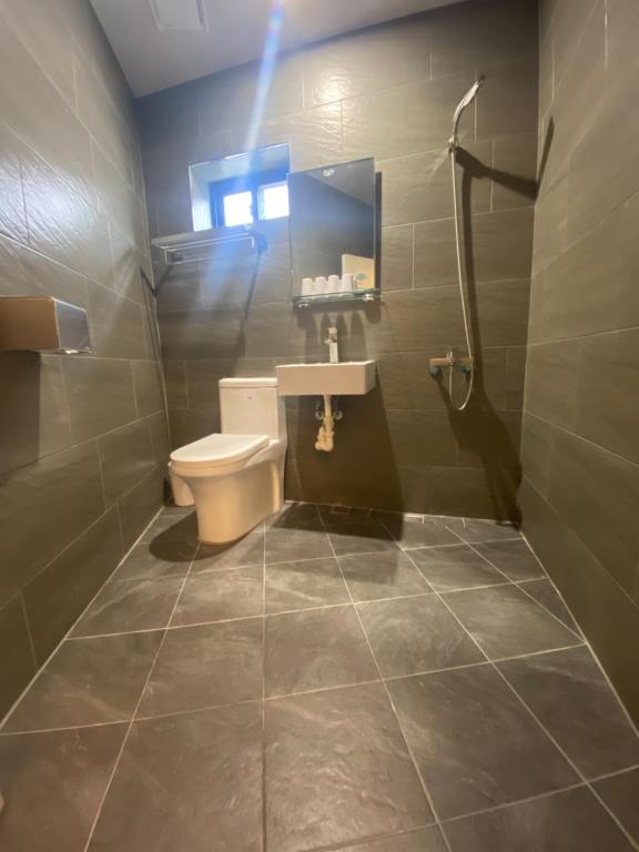 Koupelna v ubytování Yuh-Tarng Hotel