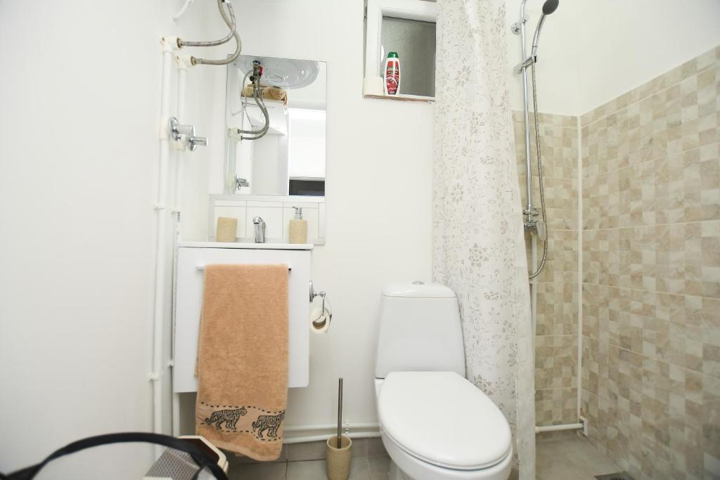 Koupelna v ubytování Relax Apartmani Kladovo