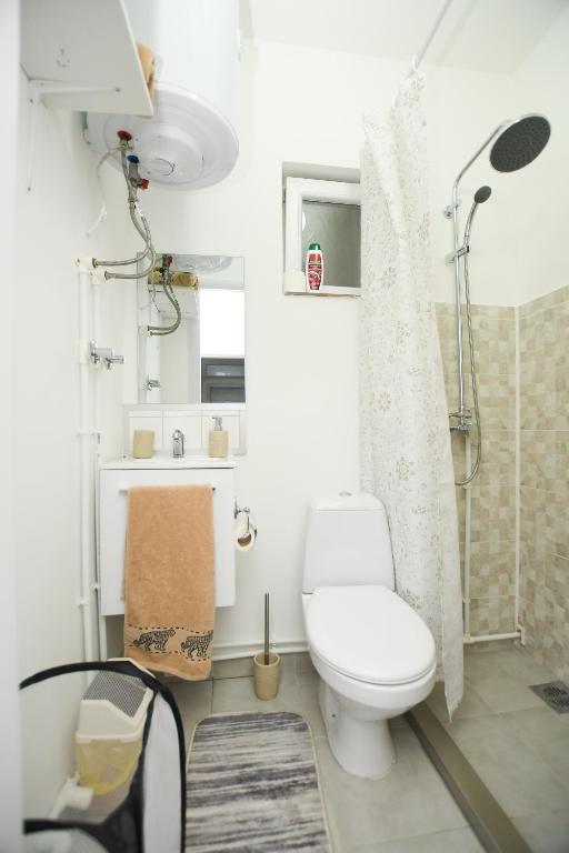 Koupelna v ubytování Relax Apartmani Kladovo
