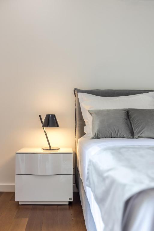 Postel nebo postele na pokoji v ubytování Apartment FORTUNA