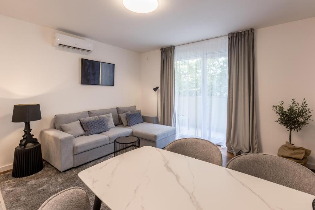 Posezení v ubytování Apartment FORTUNA