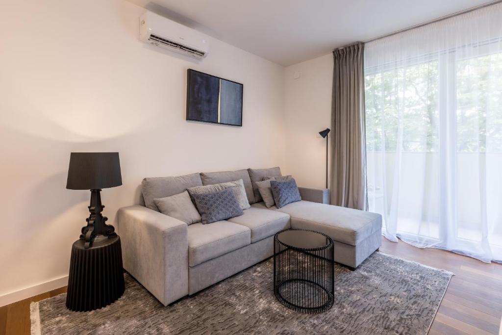 Posezení v ubytování Apartment FORTUNA
