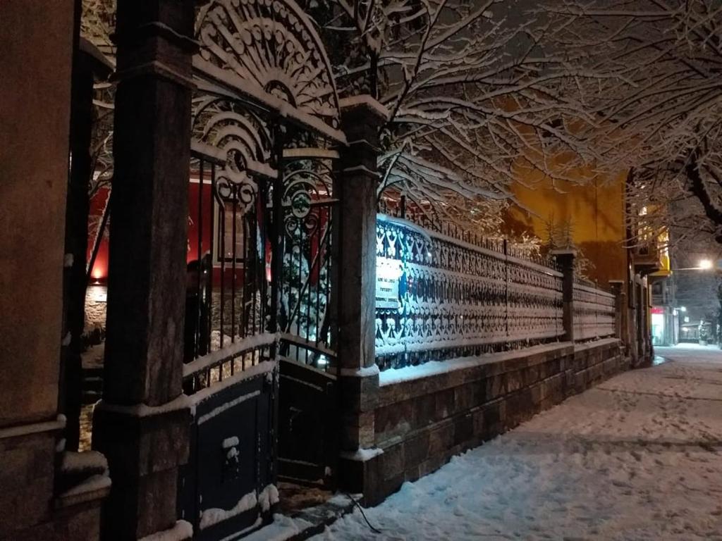 Villa Themistokli v zimě