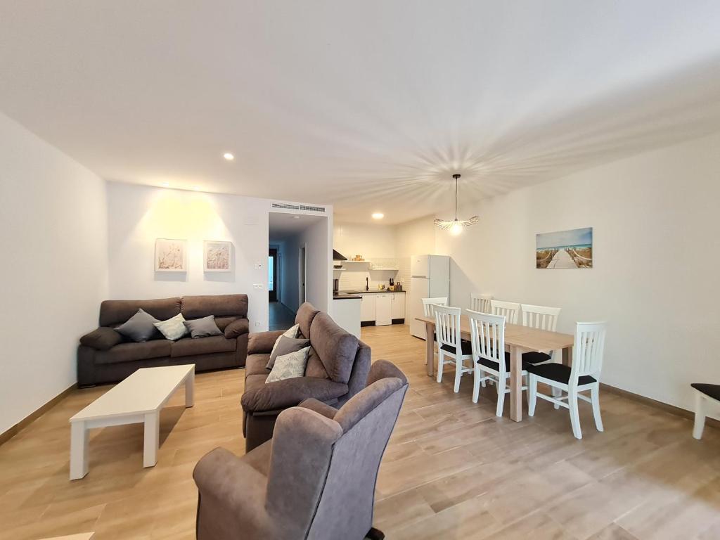 Χώρος καθιστικού στο Apartamento Niagara- Agua