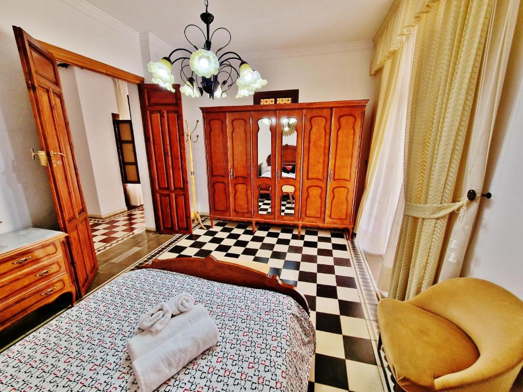 Postel nebo postele na pokoji v ubytování Velez Nazari Casa Molina