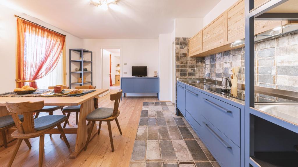 Kuchyň nebo kuchyňský kout v ubytování 13 Comuni Ristorante E Albergo